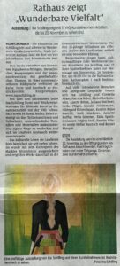 Presse Ausstellung "Bunte Vielfalt"
